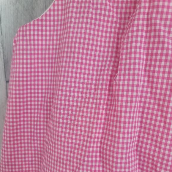 Girls Polo Ralph Lauren Pink Gingham Dress 8 - Picture 2 of 5